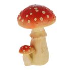Légyölő galóca polyresin szobor, S, kültéri dekorációs kiegészítő