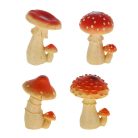 Légyölő galóca polyresin szobor, S, kültéri dekorációs kiegészítő