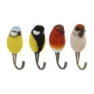 Kismadaras polyresin akasztó, vörösbegy, 4,5 x 11 cm