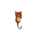 Erdei állatos polyresin akasztó, róka, 5,4 x 11,6 cm