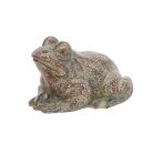 Béka alakú polyresin kulcstartó, 10 x 8 cm