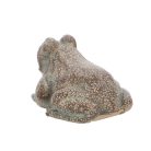 Béka alakú polyresin kulcstartó, 10 x 8 cm