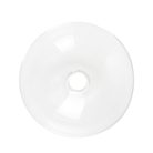 Kétrészes növénygyökereztető üveg váza, 8 cm