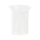 Kétrészes növénygyökereztető üveg váza, 11 cm