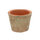 Terrakotta cserép, 9 cm átmérőjű