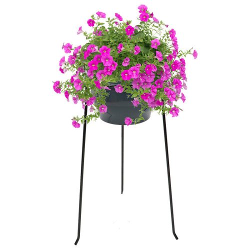 Virágcserép tartó állvány, 23 cm átmérőjű, 50 cm
