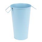 Fém váza, 3,2 literes, világoskék, 26 cm