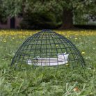 Fém védőketrec madáritató és etetőhöz, 50 cm átmérőjű