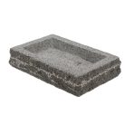 Gránit madáritató és etető tál, téglalap alakú, 30,5 x 20 cm