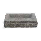 Gránit madáritató és etető tál, téglalap alakú, 30,5 x 20 cm