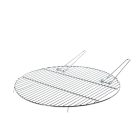 Fém grillrács fogóval, 61,5 cm átmérőjű