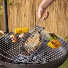 Rozsdamentes acél BBQ halsütő, 58 cm