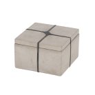 Kültéri gyertya beton tartóban, 13 x 13 cm