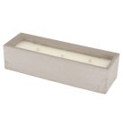 Kültéri gyertya beton tartóban, 38 x 12 cm