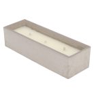 Kültéri gyertya beton tartóban, 38 x 12 cm