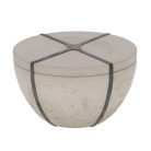 Kültéri gyertya beton tartóban, 18 cm átmérőjű