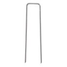 Fém U alakú rögzítő szett kókuszrost karókhoz, 12 db-os, 6,5 x 14,5 cm