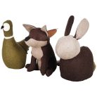 Erdei állatos ajtókitámasztó, róka, 1,5 kg