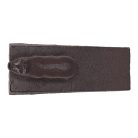 Öntöttvas ajtókitámasztó ék, malacos, 13 x 6 cm
