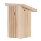 Lapos tetős fa madárház ökörszemnek, 21 cm