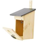 Fa madárház seregélynek, cink tetővel 39 cm