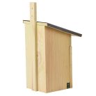 Fa madárház seregélynek, cink tetővel 39 cm