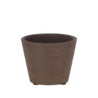 Terrakotta virágcserép, sötétbarna, 9 cm átmérőjű