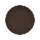 Terrakotta virágcserép alátét, sötétbarna, 25 cm átmérőjű