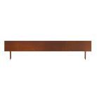 Leszúrható corten acél ágyásszegély, gyepszegély, 100 x 22 cm