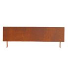 Leszúrható corten acél ágyásszegély, gyepszegély, 100 x 35 cm