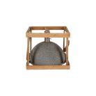 Gránit napernyő talp, sötétszürke, 35 cm átmérőjű, 31,5 kg