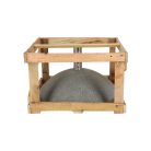 Gránit napernyő talp, sötétszürke, 50 cm átmérőjű, 44 kg