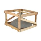 Gránit napernyő talp, sötétszürke, 50 cm átmérőjű, 44 kg
