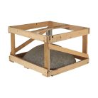 Gránit napernyő talp, világosszürke, 50 cm átmérőjű, 44 kg