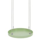 Függő dekoratív fém tálca, mentazöld, 24 cm átmérőjű