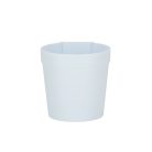 Ablakra rögzíthető virágtartó, fehér, 10 cm