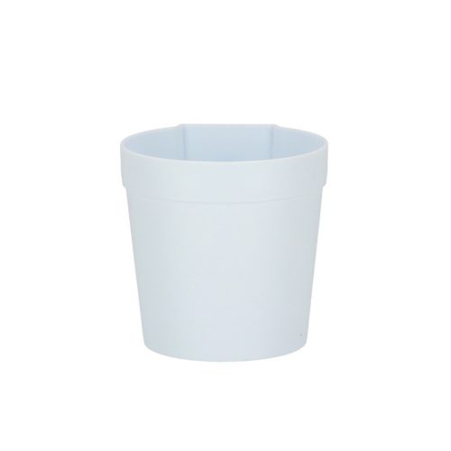 Ablakra rögzíthető virágtartó, fehér, 10 cm