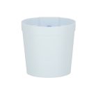 Ablakra rögzíthető virágtartó, fehér, 12 cm