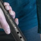Felszerelhető teleszkópos dekorációs rúd, fekete, 71-116 cm