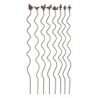 Öntöttvas növénytámasztó pálca, liliom, 125 cm