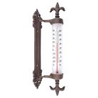 Falra rögzíthető öntöttvas hőmérő, 30 cm