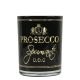Üveg teamécses tartó, Prosecco felirattal, fekete, 12 cm
