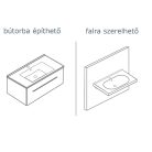 CeraStyle CITY MINI - porcelán mosdó - JOBB csaplyukkal - 50 x 25 cm