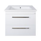 TMP VIVA 65 fali fürdőszobabútor - Sanovit ATRIA 9065 porcelán mosdóval - 65 x 45,5 cm