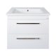 TMP VIVA 65 fali fürdőszobabútor - Sanovit ATRIA 9065 porcelán mosdóval - 65 x 45,5 cm