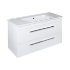 TMP VIVA 100 fali fürdőszobabútor - Sanovit SOFT 13100 porcelán mosdóval - 100 x 45,5 cm