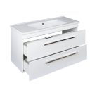 TMP VIVA 100 fali fürdőszobabútor - Sanovit SOFT 13100 porcelán mosdóval - 100 x 45,5 cm