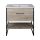 TMP IRON 85 álló fürdőszobabútor - Sanovit ATRIA 9085 porcelán mosdóval - 85 x 45,5cm
