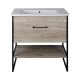 TMP IRON 85 álló fürdőszobabútor - Sanovit ATRIA 9085 porcelán mosdóval - 85 x 45,5cm