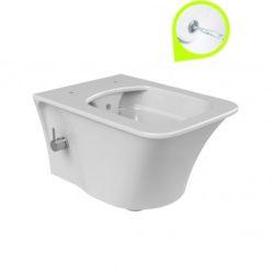   CeraStyle IBIZA fali WC - BEÉPÍTETT bidé funkcióval - rimless - perem nélküli - mély öblítés